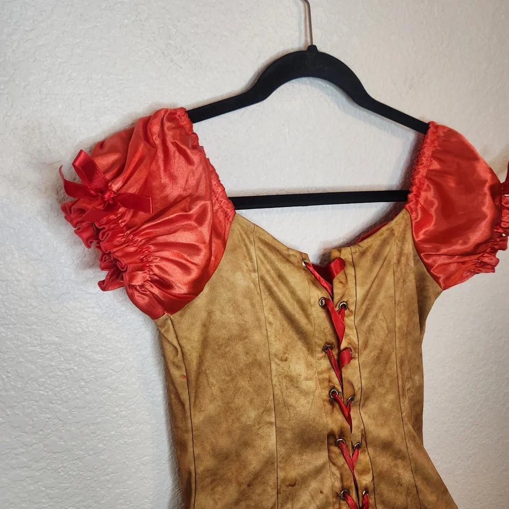 Dreamgirl Hot Cherry Pie Dreamgirl Costume 4558  Renaissance medieval size M - Picture 11 of 16